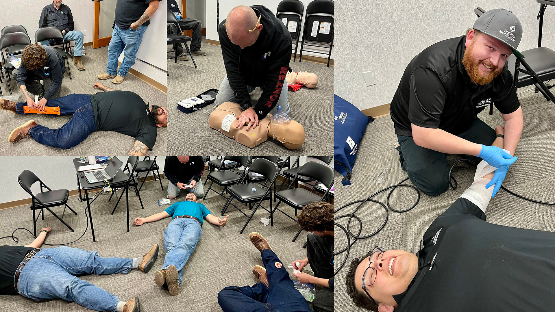 Travers Mechanical Employees Receive CPR Training